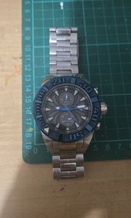 石英錶 Invicta Men's 12309 Pro Diver Chronograph Black Textured Dial Stainless Steel