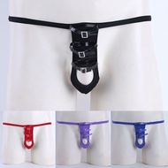 [POWDER021 Fashion] Mens Penis Hole Underwear Male G-string Bikini Brief Thong Underpants Lingerie