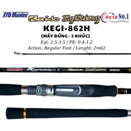 SQUID FISHING ROD - 2-STOCK STANDING ROD - PROHUNTER KAIDO EGIKING EGI KEGI 862H 2.62m Egi 2.5-3.5