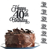 1 ชิ้น ที่วางเค้ก Happy Birthday สำหรับ 10th 13th 16th 18th 20th 21th 30th 35th 40th 45th 50th 55th 