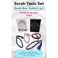 Surah Yaasin / Yassin / Yasin Book + Tasbih + Self-Fold Box - Bubble-wrapped - Good as Door Gifts/Berkat