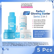 Animate Glowing Barrier Series 5in1 Facial Package Skin Barier BPOM Skincare Package Animate Barier 