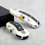Suitable for New Old Style Porsche macan Paramela 911 Calienne GTS Car Taycan Taycan 718 Key Shell