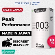 Okamoto 003 Platinum Condoms 10s | Extra Thin