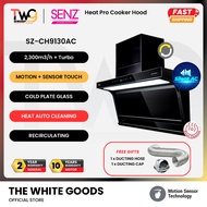 [FREE SHIPPING] SENZ VISTO CH9130AC L Shape Design 2300m³/h  Cooker Hood (10 YEARS MOTOR WARRANTY)