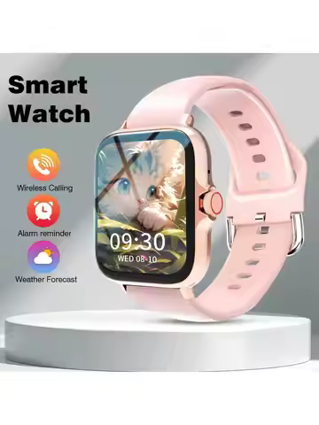 1.68" Large Screen Smart Watch (Unisex) – Calls, Alerts, Fitness, Camera Control, Music, Weather & M