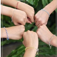 Rosary Crystal Bracelet Briolette 4mm Catholic Prayer. Italy Italy Charm Bracelet