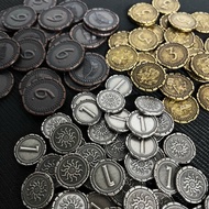 Board Game Accessories 7 Wonders Board Game Metal TOKEN Chips TOKEN