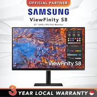 [FAST SHIP] Samsung ViewFinity S8 | 27" UHD | IPS Flat Monitor (LS27B800PXUXXS)