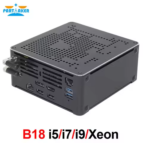 Partaker Gaming Mini PC Win 10 Pro Core i9 10980HK Xeon E-2286M E-2276M E-2186M E-2176M HD DP Dual D
