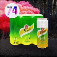 青柠梳打 330ml (6罐装) 泰国青柠梳打 泰国柠檬梳打 玉泉青柠soda Schweppes Soft Drink Lemon-soda Schweppes lime Schweppes Lem