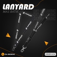 LANYARD MAS AIRLINES BATIK EDITION (READYSTOK) FREE ID CARD HOLDER