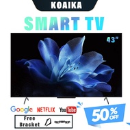 Smart TV 43" TV Pintar KOAIKA Frameless TV FHD android tv led Telivision monitor WiFi DVBT2 all apps