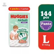 HUGGIES AirSoft Pants L 36pcs x 4 packs (1 Carton 144pcs)