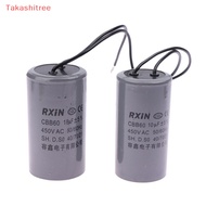(Takashitree) 1PC Motor Blower Air Compressor Replacement Part CBB60 Operag Capacitor 3-30uF 450V AC 2-Wire 50/60Hz Cylinder