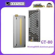 KBDfans Wooting80HE is compatible with the aluminum shell GT-80, allowing for customized mechanical 