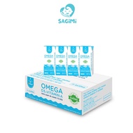 [Thùng 48 HỘP] Sữa Dinh Dưỡng Tiệt Trùng VPMilk Omega ÍT ĐƯỜNG dạng hộp 180ML - cho bé trên 1 tuổi