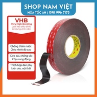 Băng Keo Xốp Đen 2 Mặt Cường Lực 3M VHB 5952 Siêu Dính Độ Bền Lâu Dài