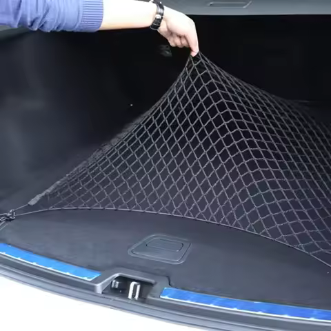 Nylon Car Rear Cargo Net Trunk Storage Organizer Net For Audi A1 A2 A3 A4 A5 A6 A7 A8 Q2 Q3 Q5 Q7 S3