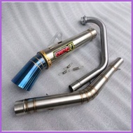 ☈ ❁ ◶ Daeng sai4 Conical open spacs Exhaust pipe for Raider 150carb Raider 150fi