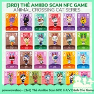 [Available in Vietnam - Express] 3rd Amiibo Card Scan NFC Cat Series For Animal Crossing New Horizon