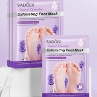 SADOER Foot Peel Mask Exfoliating Callus Peel Soft Feet Removes Dead Skin Foot Mask Foot Care Aliver
