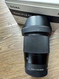 Sigma 16mm f1.4 DC Sony E APSC 16 1.4
