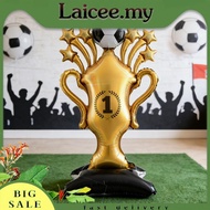 [Laicee.my] 3Pcs Giant 59 Inch 38 Inch Champion Trophy Balloons for Birthday Sports Themed Party Dec