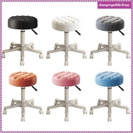 [SharprepublicefMY] Rolling Swivel Height Adjustable SPA Stool Saddle Stool for Lab Home SPA