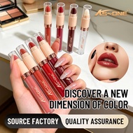 8 Colors Double-Headed Lip Gloss Lip Gloss Lipstick Set Matte Pearlescent Non-Fade Lipstick Gift Box