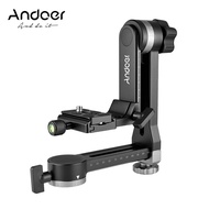 Andoer Heavy Duty 360 ° Panoramic Gimbal Tripod หัวอลูมิเนียมโลหะผสม 15 กก./33lb