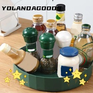 YOLA Cupboard Organizer, Plastics Non-slip Turntable,  Rotating Multifunction Spice Storage Rack