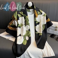Square silk scarf 90x90 cm - HIGH QUALITY silk scarf - TYPE 1