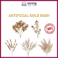 Artificial Gold Leaves Artificial Leaves Home Decoration Flower Leaves Dulang Hantaran Mas Kawin Wra