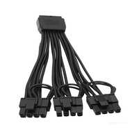 perfect 18AWG 16 Pin to 3 x 8 Pin GPU Wiring Cable for Desktop Routing