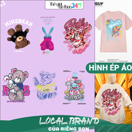 [Ironed, heat pressed image] Bad Rabbit B2 image with iron and iron