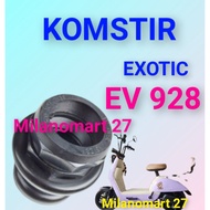 Exotic EV 928 steering wheel, Exotic EV 928 electric bicycle headset