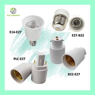 E14 TO E27/E27 TO E27 /PLC TO E27/B22 TO E27 Lamp Holder Adapter Lamp Holder Converter