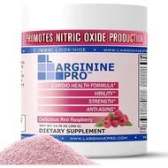 L-Arginine PRO | 5,500mg L-Arginine with L-Arginine 1,100mg Raspberry Powder Beverage Mixing Supplem
