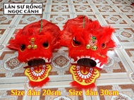 Đầu múa lân cho bé (2 đến 6 tuổi) Đầu lân mini