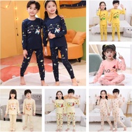2-15Years Kids Pajamas Set Boys Girls 100% Cotton Sleepwear Set Sleepsuit Set