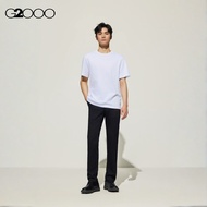 G2000 Super Soft Mercerized Pure Cotton Relax Fit Short Sleeve T-Shirt with Logo