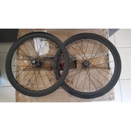 Wheelset 20" Inch 451 Coer Power Hub, For Folding Bike And Minivelo