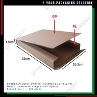 BED SHEET PARTITION 9 (9L & 9P) • 33x26.5x6.8cm • Cardboard/Sheet Cardboard