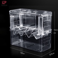 Big Sell 3 Sizes Double-layer Clear Fish Breeding Isolation Box Aquarium Fish Tank Hatching Incubator Fish House