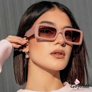 E ( E86 ) RETRO STYLE RECTANGLE UV400 SUNGLASSES