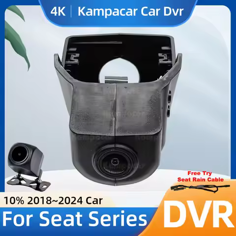 Kampacar ST09-4K 2160P Wifi DashCam Camera Video Recorder For Seat 76mm Leon ST Cupra Ateca Arona Ib
