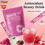 7LUME White Tomato Daily Beauty Supplement Drink Antioxidant Berry Blend Weekly Pack For Men & Women