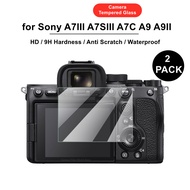 3PCS Camera HD Glass screen protector LCD For Sony A9 A7S A7R A7CR A7C A77 A7 A1 IV V VI III II ILCE