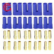 5 Pairs of EC5 Banana Plug Bullet Connector Female+Male for RC ESC LIPO Battery/Motor
